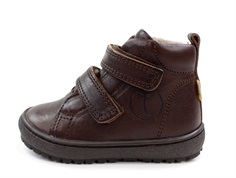 Bisgaard winter toddler shoe brown with velcro and TEX